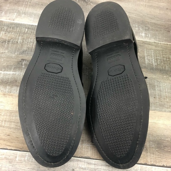 BATES Vibram Mens Black Patent Leather Shoe Size 9.5 - Picture 7 of 10